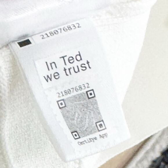 Ted Baker Short Puffed Sleeve Engineered Skirt Dress Crewneck Size 1/ XS NWT - Picture 8 of 14